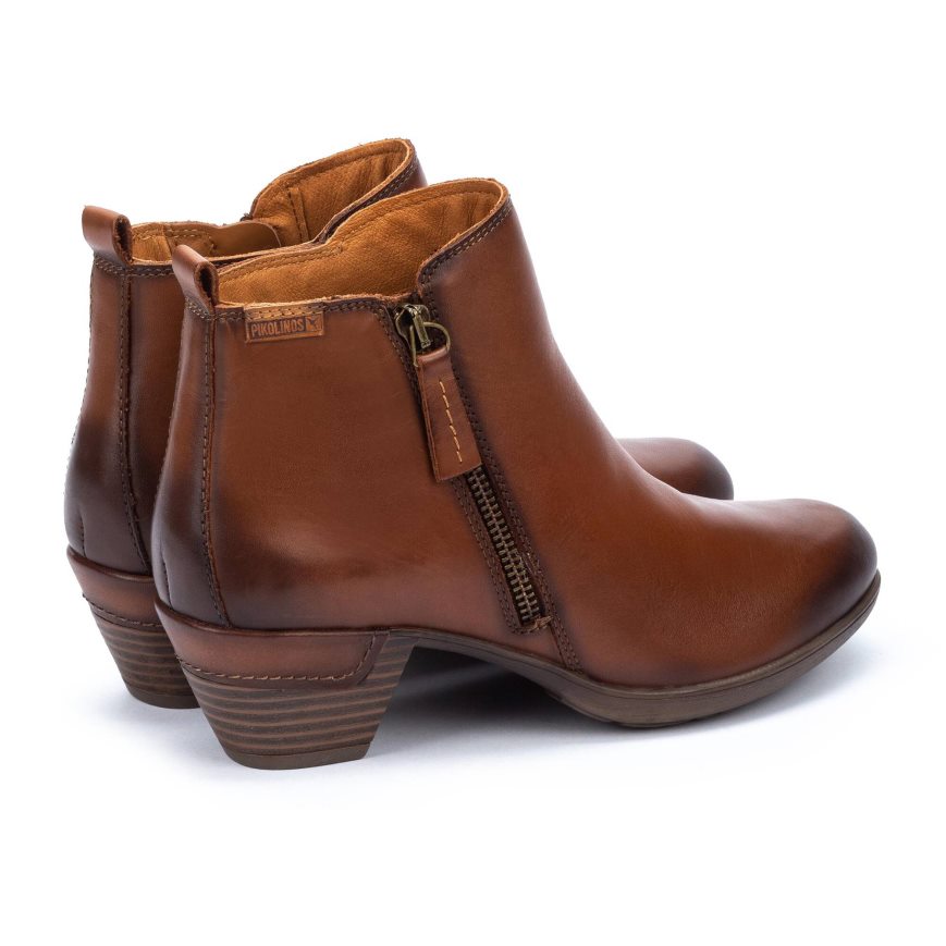 Women's Pikolinos ROTTERDAM Ankle Boots Brown | NZ QQ3A895